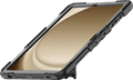 Just in Case Samsung Galaxy Tab S10 / S9 Plus / S9 FE Plus Rotating Back Cover Zwart rechterkant