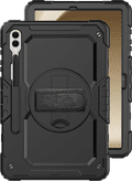 Just in Case Samsung Galaxy Tab S10 / S9 Plus / S9 FE Plus Rotating Back Cover Zwart Main Image