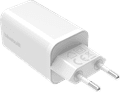 BlueBuilt Power Delivery Oplader met 2 Usb C Poorten 65W Wit achterkant