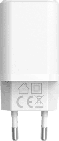 BlueBuilt Power Delivery Universele Oplader 65W + usb C oplaadkabel (2m) Wit voorkant
