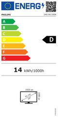 Philips 24E1N1100A/00 energielabel