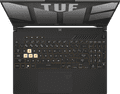 ASUS TUF Gaming F15 FX507VV-LP301W bovenkant