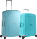 Kofferset Samsonite S'cure Spinner 55 + 69 cm Aqua Blue Main Image