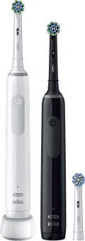 Oral-B Pro Serie 3 Zwart en Wit Duo Pack Main Image