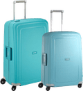 Kofferset Samsonite S'cure Spinner 69 + 75 cm Aqua Blue Main Image