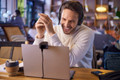Jabra Evolve2 65 Flex MS Wireless Office Headset product in use