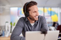 Jabra Evolve2 65 Flex MS Wireless Office Headset product in use