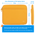 BlueBuilt Laptop Sleeve Width 33cm 14 inches S Yellow visual Coolblue 1