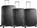 Samsonite S'Cure Spinner 69cm + 69cm + 75cm Black Suitcase Set Main Image