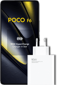 POCO F6 512GB Zwart 5G voorkant