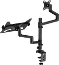 Neomounts NEXT Lite DS20-425BL2 Monitor and Laptop Arm Black front