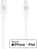 BlueBuilt USB-C vers Lightning Câble 1,5 m Nylon Blanc Main Image