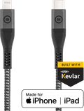 BlueBuilt Usb C naar Lightning Kabel 1,5m Kevlar Zwart Main Image