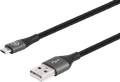 BlueBuilt Usb A naar Micro Usb Kabel Nylon Zwart 3m detail