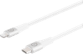 BlueBuilt Usb C naar Lightning Kabel 3m Nylon Wit detail