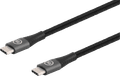 BlueBuilt Usb C naar Usb C Kabel 1,5m Nylon Zwart Duo Pack detail