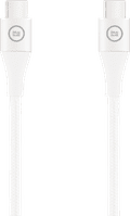 BlueBuilt USB-C to USB-C Cable 1.5m Nylon White Main Image