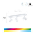 WiZ 3 spots Imageo white - Colored and White light - GU10 visual supplier