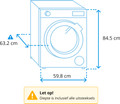 Siemens WG44G2FLNL intelligentDosing visual Coolblue 1