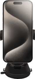 BlueBuilt Car Phone Mount with Suction Cup Dashboard/Air Vent with Wireless Charging product in use