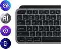 Logitech MX Keys S for Mac AZERTY Black + Logitech MX Master 3S for Mac Space Gray visual supplier