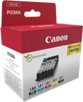 Canon PGI-580/CLI-581 Cartridges Combo Pack linkerkant