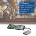 ACT USB-C kaartlezer voor SD en microSD product in gebruik