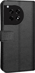 Just in Case Wallet OnePlus 12R Book Case Schwarz rechte seite