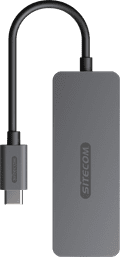 Sitecom USB-C-auf-USB-A- oder -USB-C-Hub 10 GB/s oberseite