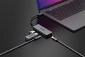 Sitecom USB-C-auf-USB-A- oder -USB-C-Hub 10 GB/s produkt in gebrauch