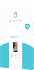 Just In Case Tempered Glass Xiaomi Poco F6 Screenprotector verpakking