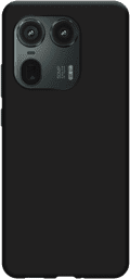 Just in Case Soft Design Motorola Edge 50 Ultra Back Cover Zwart Main Image