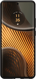 Just in Case Soft Design Motorola Edge 50 Ultra Back Cover Zwart voorkant