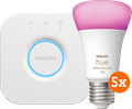 Philips Hue White and Color Starter Pack met 5 lampen + Bridge Main Image