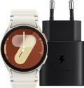 Samsung Galaxy Watch 7 Crème 40mm + Oplader 25W Main Image
