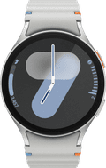 Samsung Galaxy Watch 7 Zilver 44mm + Oplader 25W voorkant