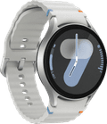 Samsung Galaxy Watch 7 Zilver 44mm + Oplader 25W linkerkant