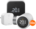 Tado Smart Thermostat X Starter Pack + 10 Radiator Knobs Main Image