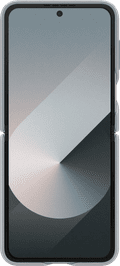 Samsung Galaxy Z Flip 6 Back Cover Artificial Leather Gray front