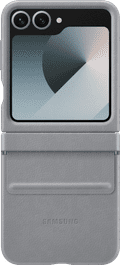 Samsung Galaxy Z Flip 6 Back Cover Artificial Leather Gray Main Image