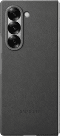 Samsung Galaxy Z Fold 6 Back Cover Artificial Leather Gray back