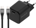 BlueBuilt Power Delivery Oplader 30W + Usb C Kabel 1,5m Nylon Zwart Main Image