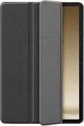 Just in Case Samsung Galaxy Tab A9 Plus TriFold Book Case Zwart voorkant