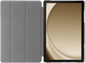 Just in Case Samsung Galaxy Tab A9 Plus TriFold Book Case Zwart voorkant