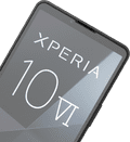 Just In Case Tempered Glass Sony Xperia 10 VI Screenprotector detail