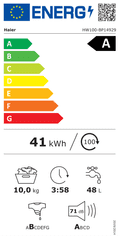 Haier HW100-bp14929 energy label