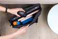 BlueBuilt Shoulder Bag for 14-inch Laptops inside