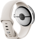 Google Pixel Watch 3 Zilver/Crème 45mm achterkant