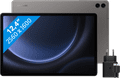 Samsung Galaxy Tab S9 FE Plus 256GB Wifi en 5G Grijs + Samsung Oplader Main Image