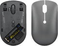 Lenovo 540 USB C Compacte Draadloze Muis Grijs onderkant